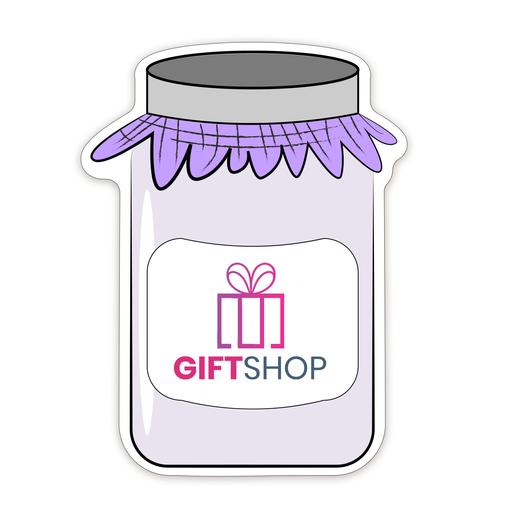 JAR1-35         - Jar Shaped NoteKeeper™ Magnet 35 Mil                             